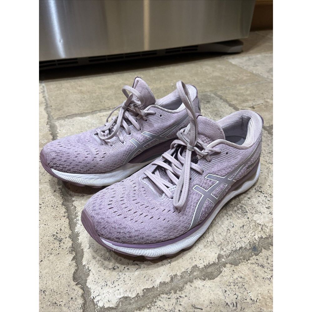 Asics Light Purple Running Shoes